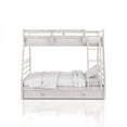 thumbnail image 4 of Furniture of America Tomi Wood Twin over Full Storage Bunk Bed in Brushed White, 4 of 6
