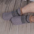 thumbnail image 3 of Yuelianxi Slipper Socks Soft Slipper Socks with Non Slip Thickening Winter Adult Bottom Glue Warm Socks Warm Fuzzy Socks for Indoor Home Gray, 3 of 4