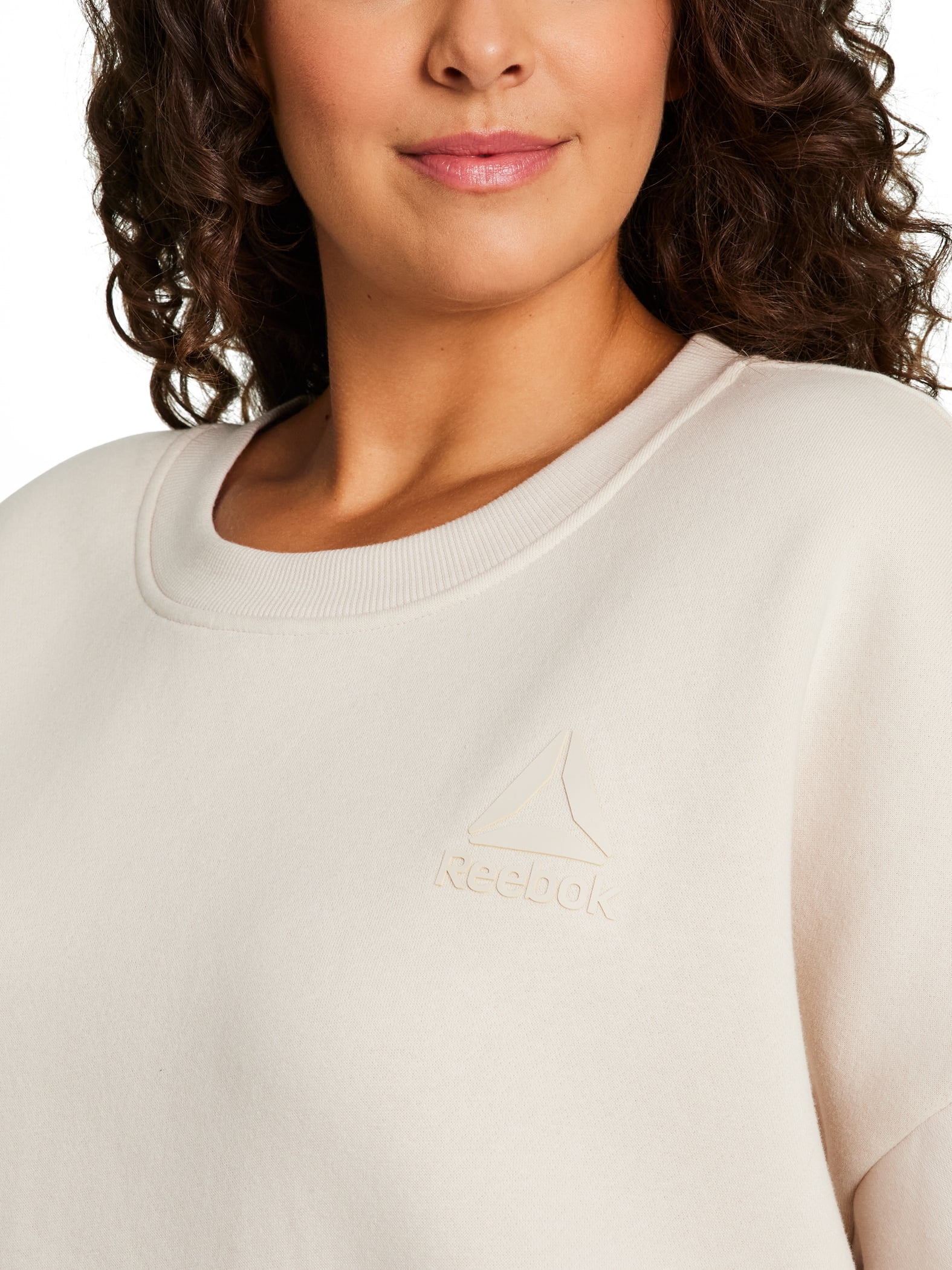 Reebok Women's and Women's Plus Weekender Oversized Crewneck, Sizes XS-4X