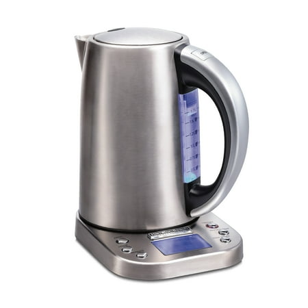 Hamilton Beach Professional Electric Kettle, 1.7 Liter, Stainless Steel, Digital, # 41028