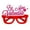 A, variant on Valentine's Day Glasses Party Props Novelty Eyewear for Photo Booth Decorations clothes Parties Activities Gifts(A)