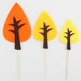 thumbnail image 3 of Coxeer Cake Topper Set Felt Plant Cute Cake Pick Cupcake Decoration Stick for Birthday, 3 of 10