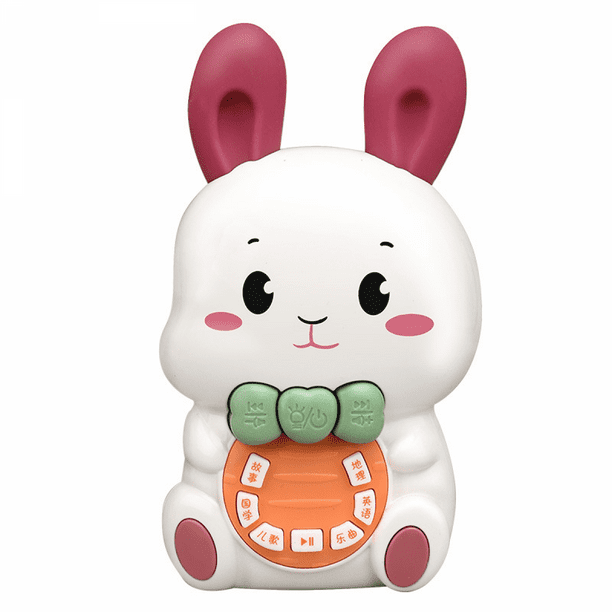 Bunny Musical Learning Toys Children Music Player Recorder Early Educational Machine Bedtime Story Singing Robot