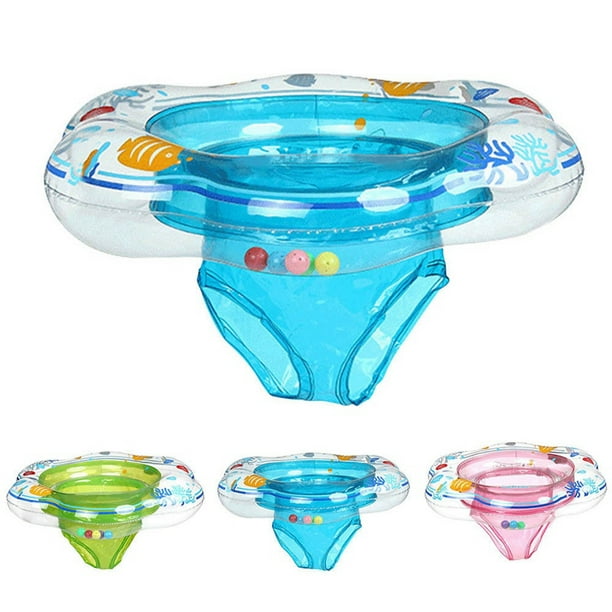 Baby Swimming Ring,Inflatable Float with Double Airbag Safety Seat,Pool