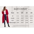 thumbnail image 5 of Cueply Women's Plus Size Cardigan Lightweight Long Sleeve Maxi Long Knitted Tops Open Front Sweater, 5 of 6