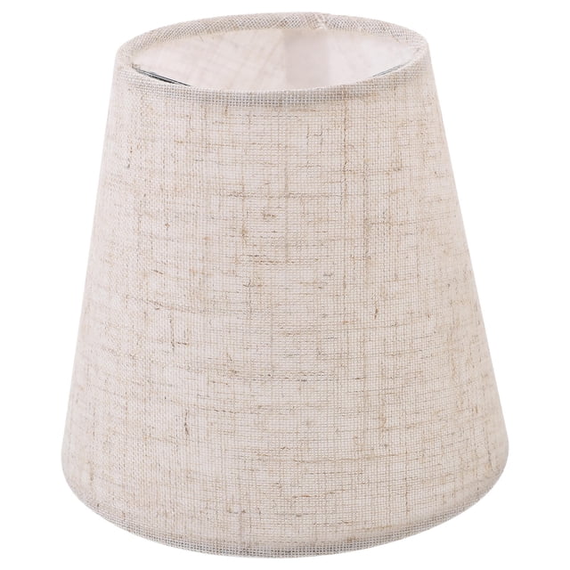 UPOUART 1Set Replacement Table Lamp Shade Light Grey Cloth Household Lamp Shade for Living Room