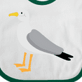 thumbnail image 4 of Inktastic Funny Seagull Bird Boys or Girls Baby Bib, 4 of 4