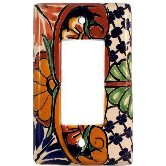 Single Decora Mantel Talavera Switch Plate