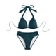 thumbnail image 2 of Traje de baño para mujer, estilo bikini de Europa y América, con efecto lavado, para mujer., 2 of 6