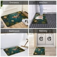 thumbnail image 2 of Koi Pond Lilies Front Door Mat, Indoor Mats for Bedroom Bathroom Kitchen, Floor Mat Non-Slip, Soft Carpet Floor Cover Machine Washable Entryway Mat - 20x31.5in, 2 of 5