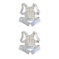 thumbnail image 4 of Minnieouse Corrector de postura profesional buena elasticidad soporte de espalda fuerte resistencia a la tracción enderezador de ajuste plegable Ropa blanca 2piezas Minnieouse CBP442102, 4 of 6