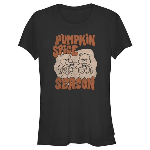 Junior's Care Bears Pumpkin Spice Season Graphic T-Shirt