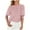 Pink, variant on Amvlyk Summer Tops for Women Round Neck Printed Casual T-Shirts Short Sleeve Blouse Clothes Summer Solid Color Loose Basic Tunic Tops for Trendy Beach Vacation Outfits
