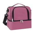 thumbnail image 3 of Estuche de almuerzo con aislamiento Bolsa térmica con aislamiento Bolsa de mano fresca Organizador Lonchera para Rosa roja, 3 of 9