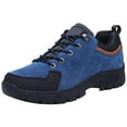 thumbnail image 1 of XIMIN Chaussures à Enfiler pour Hommes et Femmes en Suède, Chaussures de Marche Légères Antidérapantes et Imperméables, Chaussures de Course, de Randonnée et de Randonnée, Espadrilles Décontractées d'Extérieur (8.5, Bleu), 1 of 3