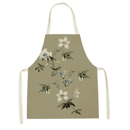 

Small Fresh Kitchen Apron Children Adult Parent-child Family Dinner Anti-dirty Apron Home Cleaning Tools Cooking Accessories