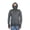 CHARCOAL, variant on Men's Fashion Activewear Hoodie Ninja Style Sweatshirt Charcoal Medium