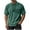 Green, variant on LODIENY Mens Henley Shirts Short Sleeve Casual Summer Basic Workout T Shirts Button Vintage Lightweight Athletic Tee Tops Green M