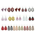 thumbnail image 3 of Pendientes Sonducket cuero Labio Oreja en forma de corazón Joyería, 3 of 6