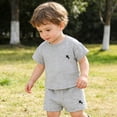 thumbnail image 6 of WhouRiu Boys Casual Embroidery Outfits Short Sleeve Tees And Shorts Sets Baby Summer Cute Clothes, 6 of 9