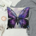 thumbnail image 2 of ONETECH Butterfly Throw Pillow Cover Watercolor Animal Magical Fantasy Butterflies Pillow Cases Home Decorative Cushion Cover for Bed Sofa, 2 of 5