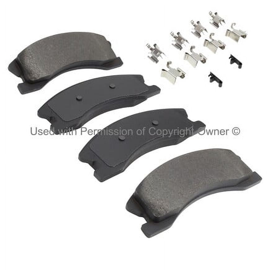 Mpa Electrical 1001-0945C Quality Built Disc Brake Pad, Premium, Ceramic,