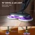 thumbnail image 2 of Steam Mop with LED Headlights, Dual Scrubbing Head, Adjustable Steam Control, Anti-Slip Swivel Head, 2 of 8