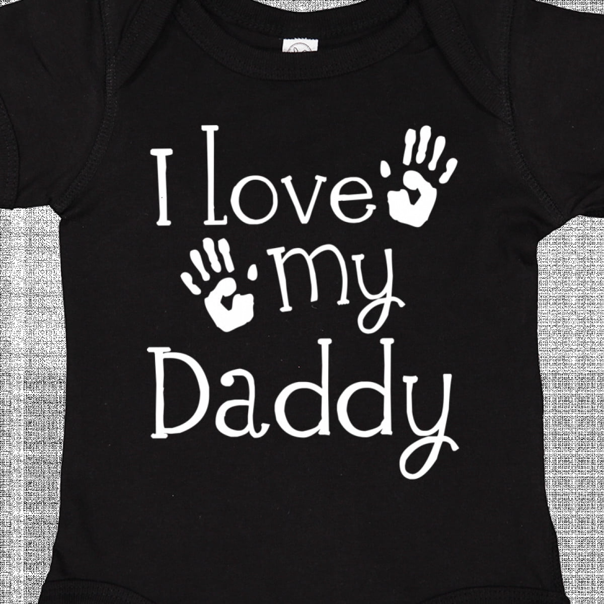 Inktastic I Love My Daddy Fathers Day Boys or Girls Baby Bodysuit