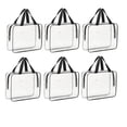 thumbnail image 1 of Paquete de 6 Bolsas de Almacenamiento de Juguetes, Bolsas de Almacenamiento Transparentes Reutilizables con Bolsillo Frontal, Bolsas Organizadoras de Juguetes A Prueba de Agua, 1 of 10