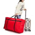 thumbnail image 4 of Labymos Sac de Déménagement Extra Grand avec Fermetures Éclair et Poignées de Transport Sac de Rangement en Oxford Robuste Sac Pliable Réutilisable pour Livres Couette Jouets Dortoir Collège Déménagement Camping Randonnée, 4 of 7