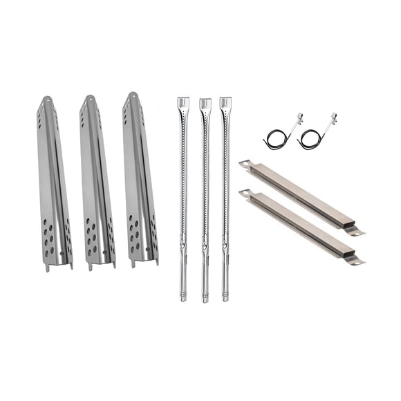Grill Replacement Parts Kit for Char-Broil G458-0017-W1, 463371316, 466434315, 463336016, 463370917, 463436915, 463437815, 466335015, 469234815, G309-0C02-W1, G432-0003-W1, 3 Burner Gas Models