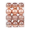 thumbnail image 2 of Dezsed Christmas Decorations 24PCS Christmas Tree Ornament Pendant Party Supplies Tree Hanging Plastic Ball 3cm/1.18in Rose Gold, 2 of 5