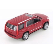 2017 Cadillac Escalade, Red - Welly 24084/4D - 1/24 Scale Diecast Model Toy Car (Brand New but NO BOX)