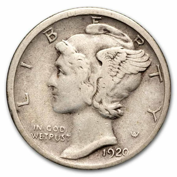 1920-S Mercury Dime VF