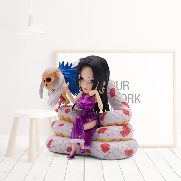 One Piece Boa Hancock Action Figures Sitting On Snake Posture Pvc Anime Figurine 3 Walmart Com