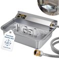 thumbnail image 1 of Dispensador automático de agua PETHIND 3.8L para perros de acero inoxidable, 1 of 9