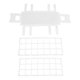 thumbnail image 2 of Plastic Test Tube Rack for 30mm Tube, White,Detachable (21 Hole), 2 of 5