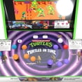thumbnail image 4 of Arcade1UP Teenage Mutant Ninja Turtles: Turtles in Time with Riser, Light Up Marquee, Light Up Deck Protector, Exclusive Stool, 4 of 4