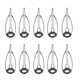 thumbnail image 1 of 10pcs Sunnimix Guías de caña de pescar Ceramica Pescar Linea Reparacion 2.2mm, 1 of 8