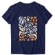 thumbnail image 1 of Camiseta de Manga Corta de Cuello Redondo Impresa para Mujeres, Primavera Y Verano Casual, 1 of 3