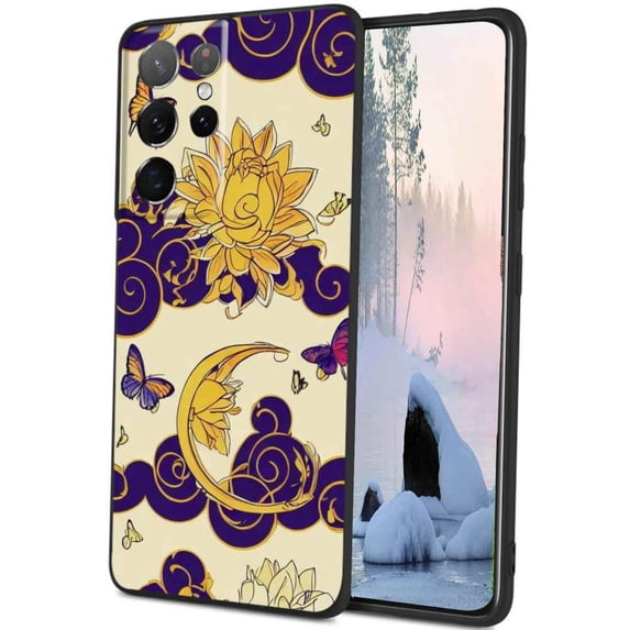 Aesthetic-30 Phone Case, Degined for Samsung Galaxy S21 Ultra Case Men Women, Flexible Silicone Shockproof Case for Samsung Galaxy S21 Ultra