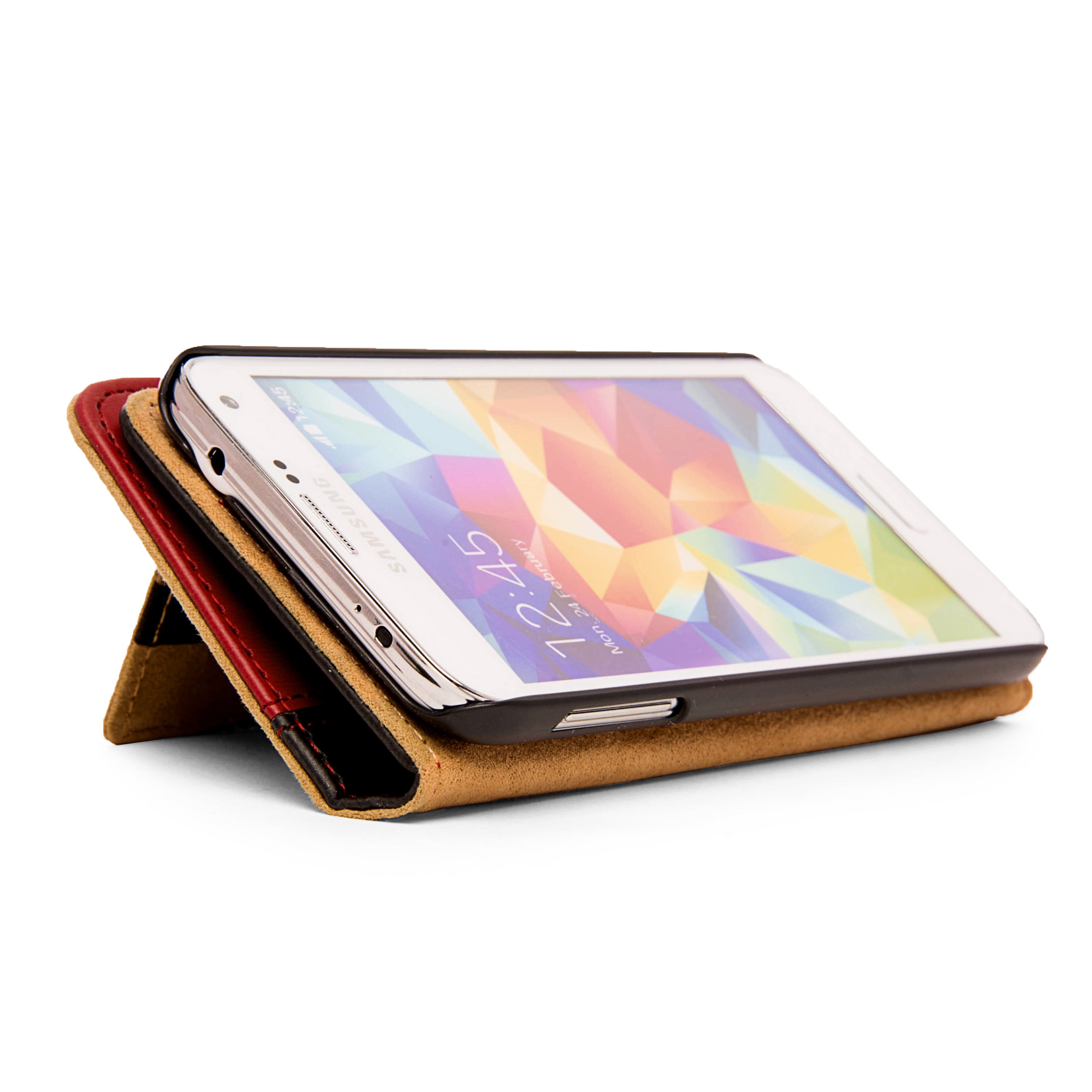 VanGoddy Mary Self Standing Case Specifically Designed for the Samsung Galaxy S5