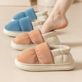 thumbnail image 4 of Slippers for Women Fluffy Slippers Lined Slippers Indoor Outdoor Soft Sole Shoes For Winter Warmth Comfort, 4 of 4