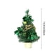 thumbnail image 3 of Adorno navideño retráctil mini de 30 cm | Decoración navideña de escritorio | Árbol de mesa de plástico ensamblado a mano con lazos y adornos navideños | Dorado, rojo, azul y verde, 3 of 6
