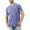 Purple, variant on Men's T Shirts Loose Solid Short Sleeved Round Neck Pocket T Shirt Summer Casual Tee Tops