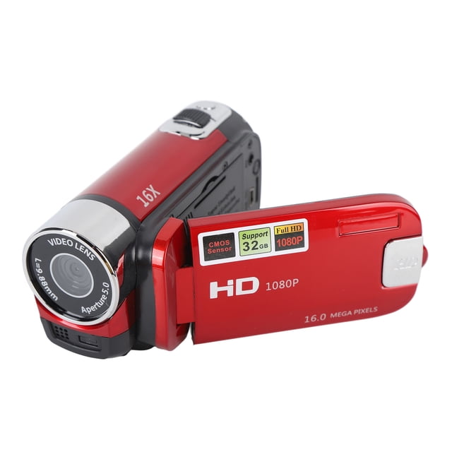 Cámara DV Bling Bling 1080P 16MP con pantalla giratoria TFT de 2,7 pulgadas