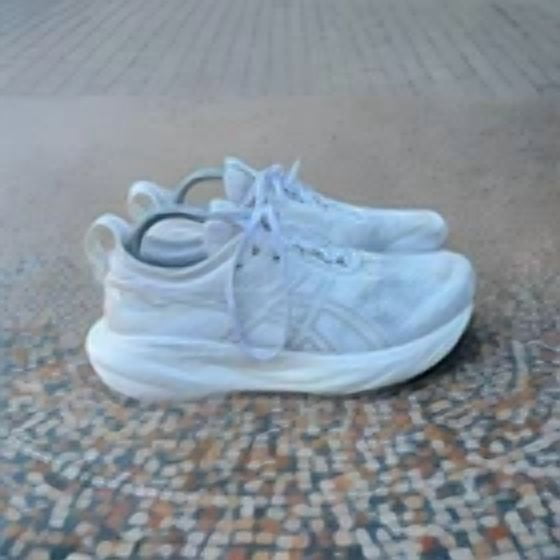 ASICS Wmns Gel Nimbus 25 'White Gum' 1012B356-102 Woman’s Size 9.5 Sneakers Shoe