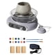 thumbnail image 1 of Mini Kit de Torno de Alfarería, Giratorio para Cerámica, Torno Eléctrico Desmontable y Limpieza para Trabajos de Cerámica en Casa., 1 of 5