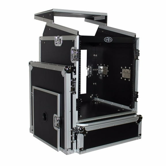Prox12U Rack Front Load X 10U Top Mixer Dj Combo Flight Case