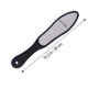 thumbnail image 2 of FELTECHELECTR Lima profesional de pedicura de acero inoxidable para pies, raspador, herramienta para suavizar los pies, eliminar callos y grietas en el talón (negro HS1096), 2 of 6
